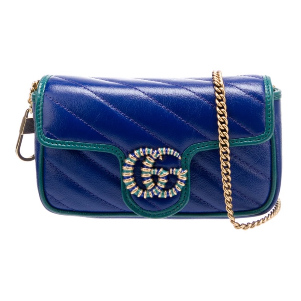Gucci GG Super Mini Marmont Matelasse Bag